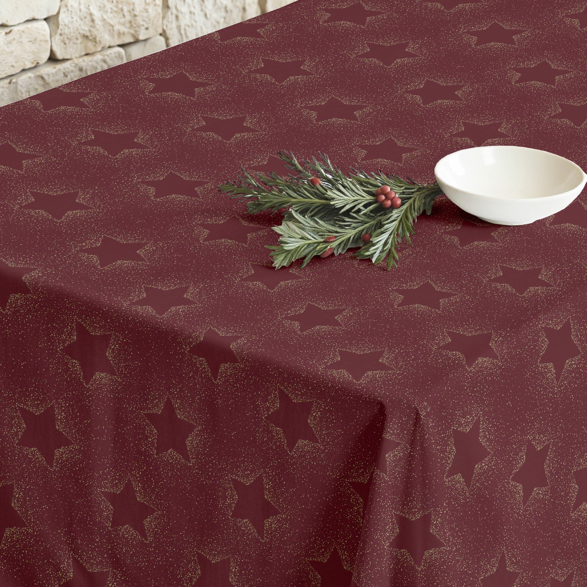 Mantel antimanchas Merry Christmas 76
