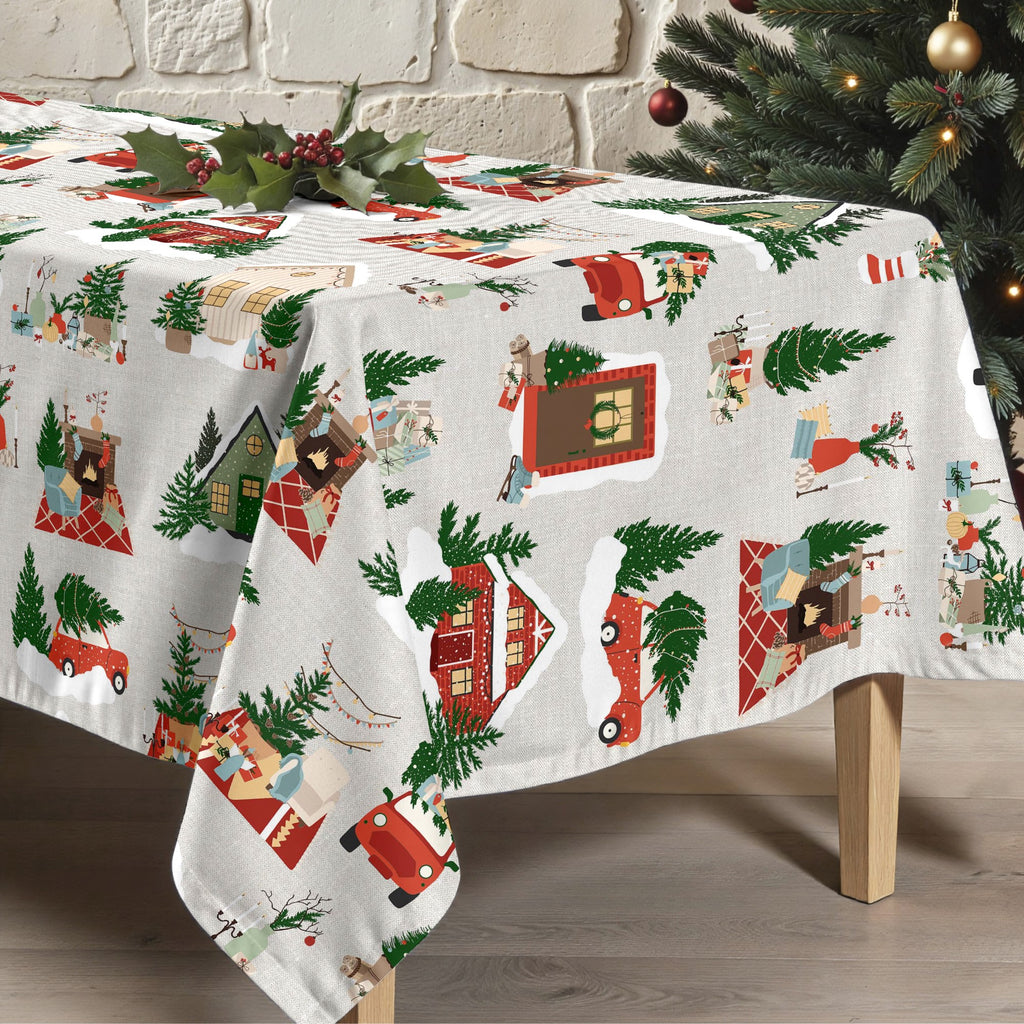 Mantel antimanchas Merry Christmas 78