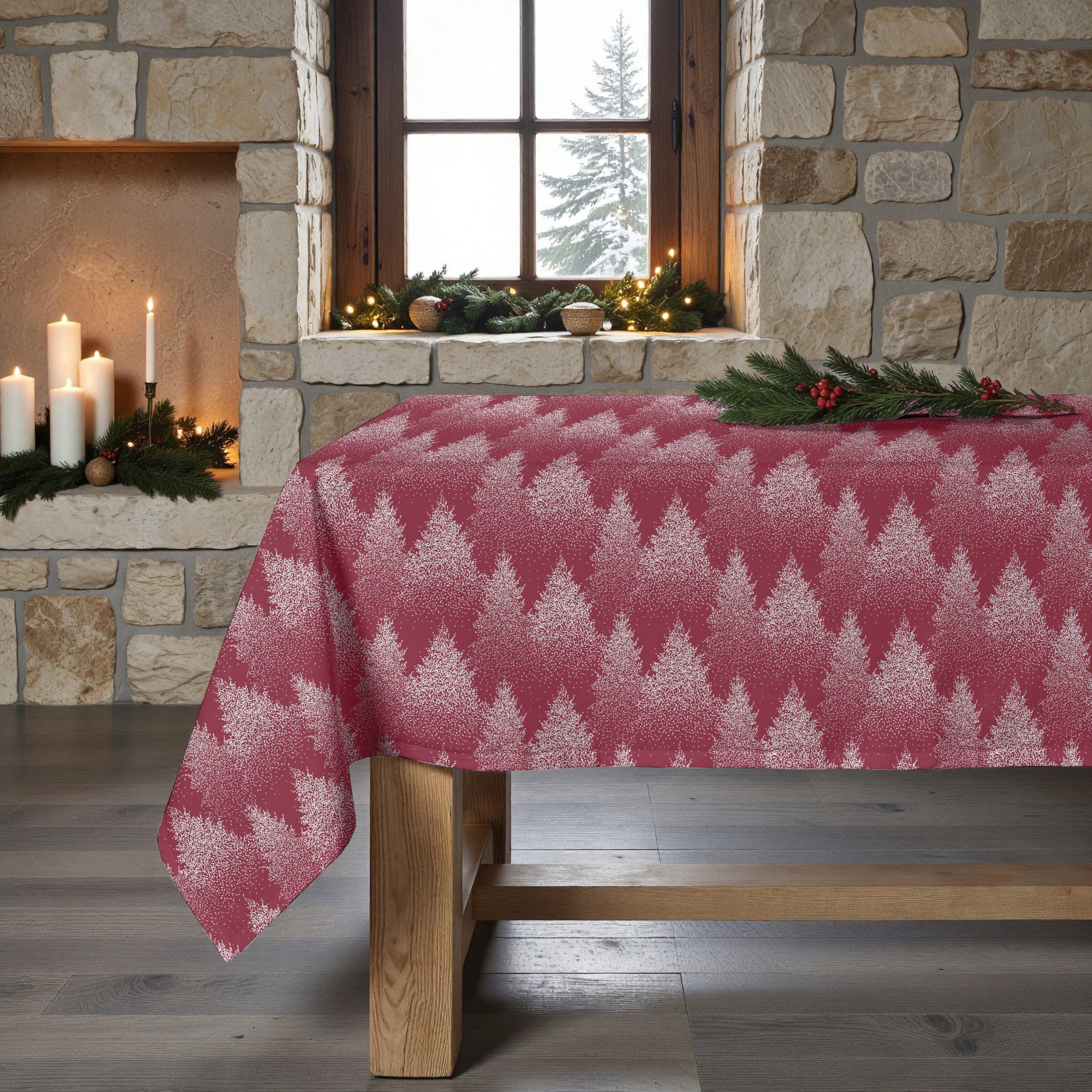 Mantel antimanchas Merry Christmas 79