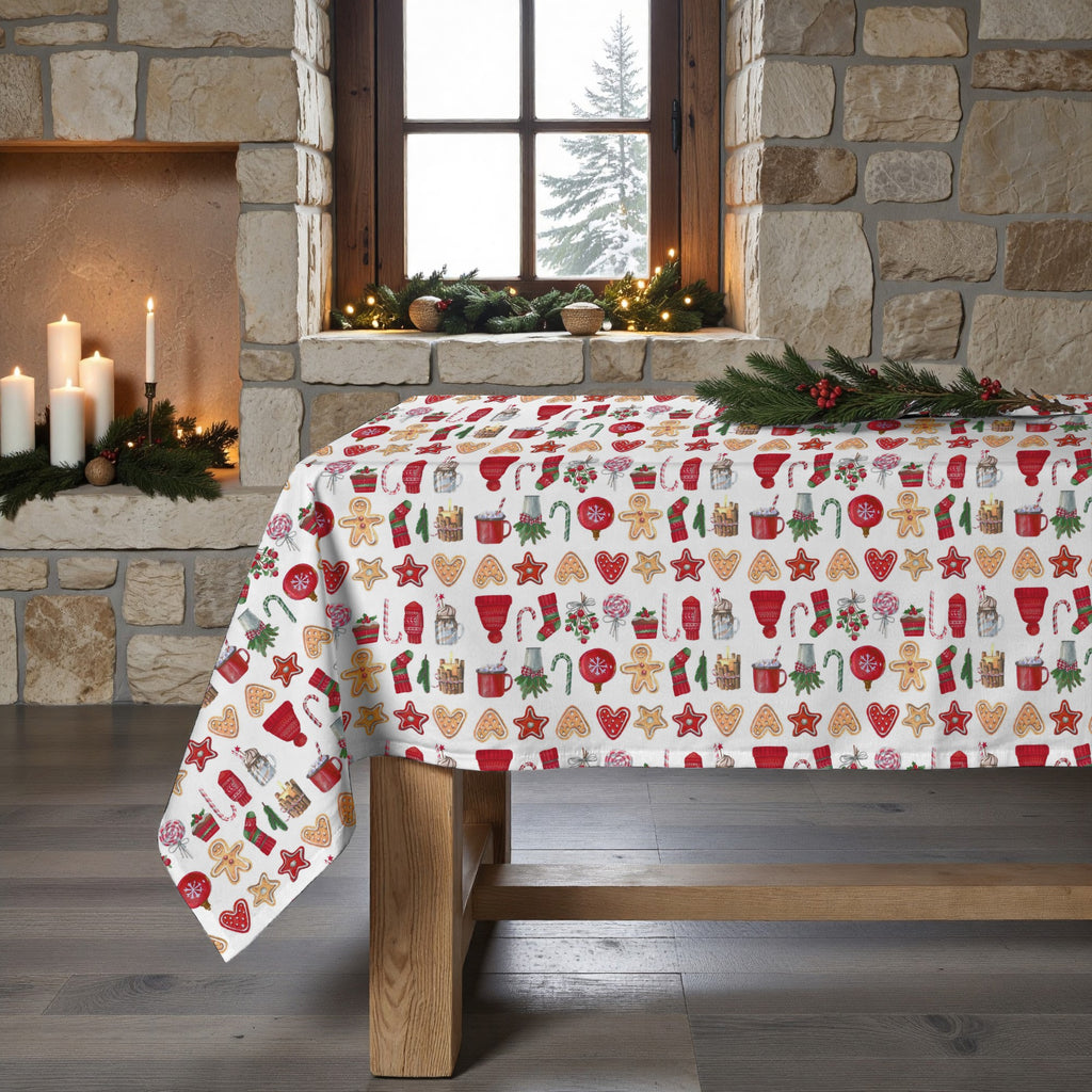 Mantel antimanchas Merry Christmas 9