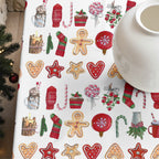 Mantel antimanchas Merry Christmas 9