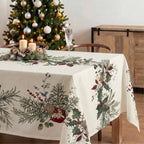 Mantel antimanchas 100% algodón Mistletoe 1225