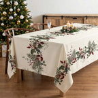 Mantel antimanchas 100% algodón Mistletoe 1225
