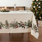 Mantel antimanchas 100% algodón Mistletoe 1225
