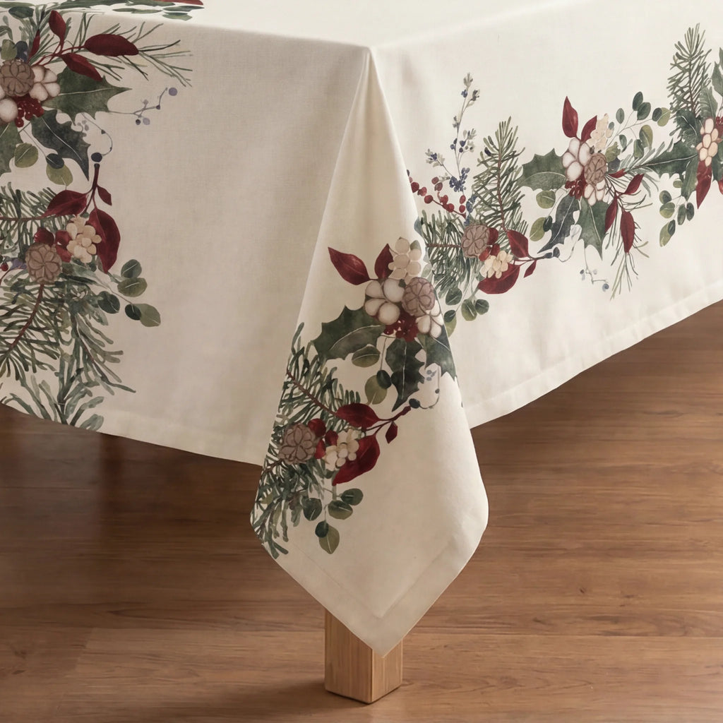 Mantel antimanchas 100% algodón Mistletoe 1225