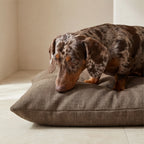Cama para mascotas desenfundable antimanchas Mocha Marron