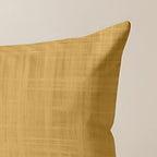 Funda de cojín 100% algodón Mostaza 30x50 cm