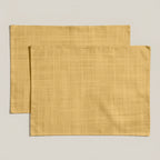 Pack 2 unidades mantel individual Mostaza 50x40 cm