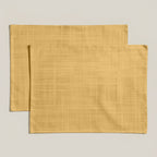 Mantel individual antimanchas pack 2 unidades Mostaza
