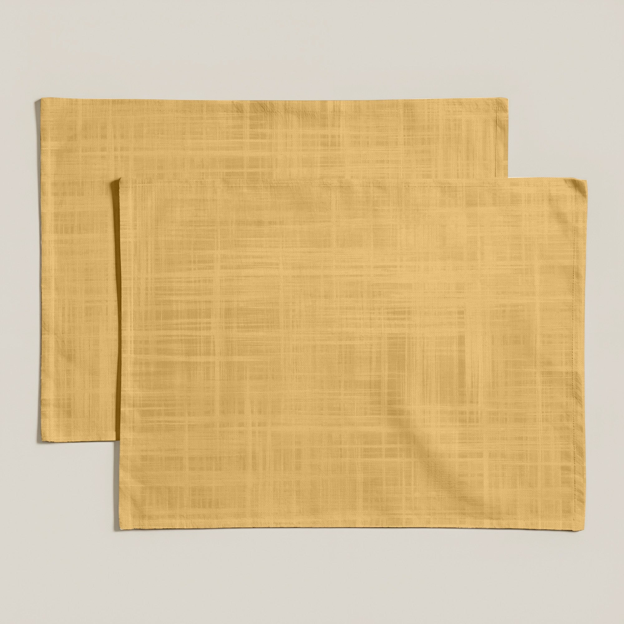 Mantel individual antimanchas pack 2 unidades Mostaza