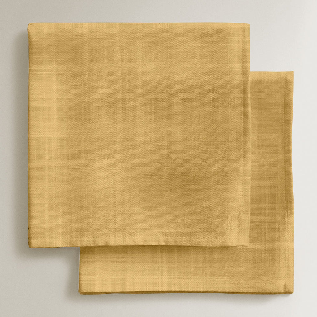 Pack 2 unidades servilletas Mostaza 50x50 cm