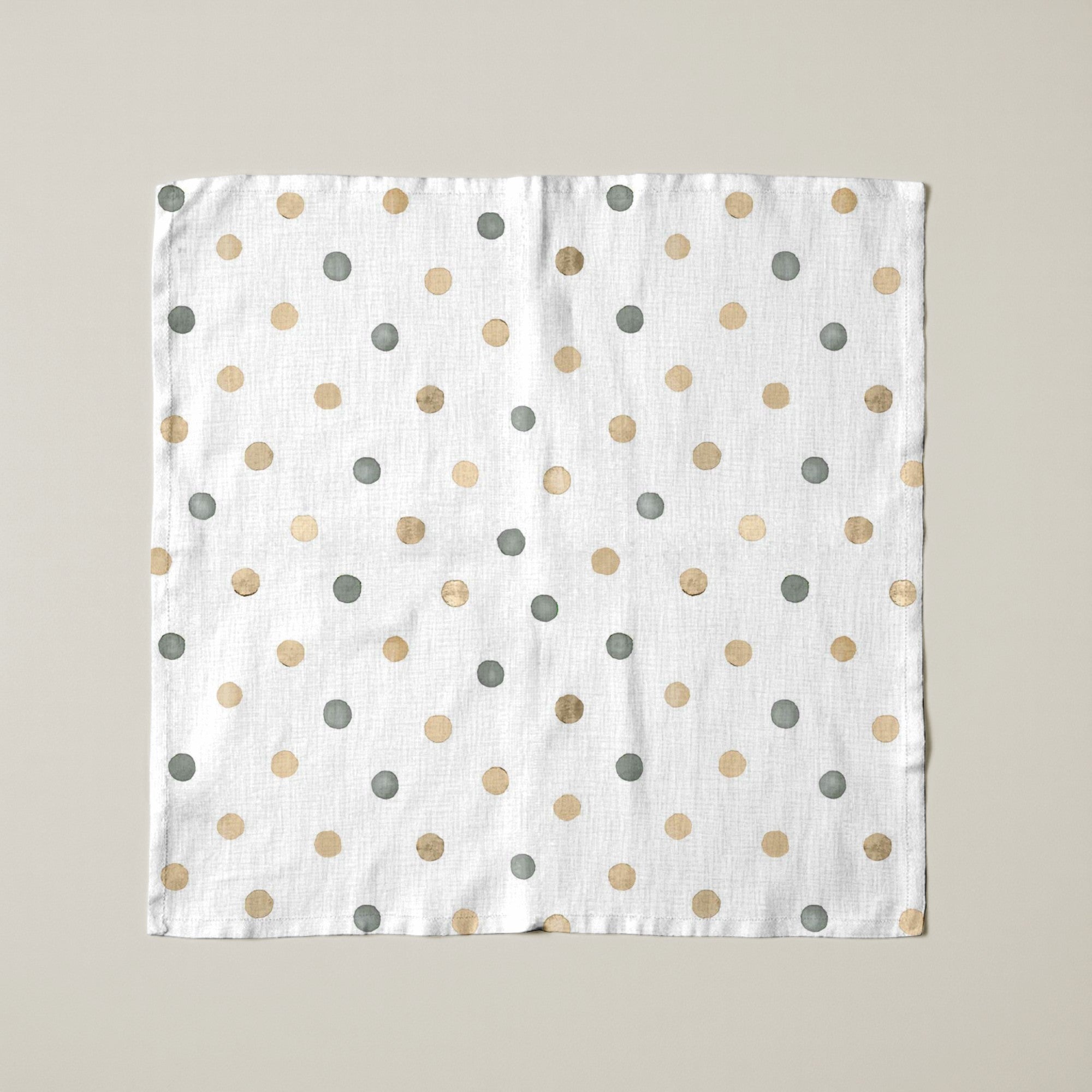 Pack 2 unidades servilletas Motas Luana Beige 43x43 cm