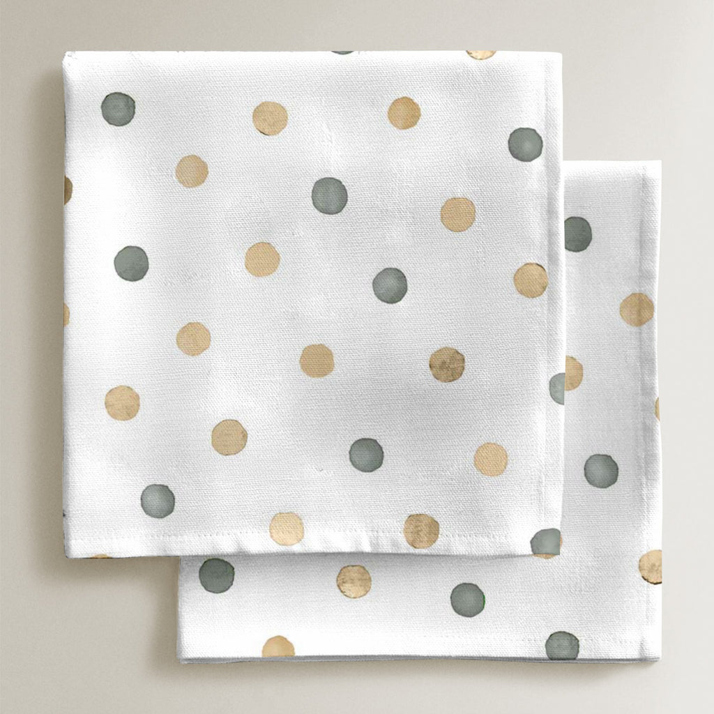Pack 2 unidades servilletas Motas Luana Beige 43x43 cm