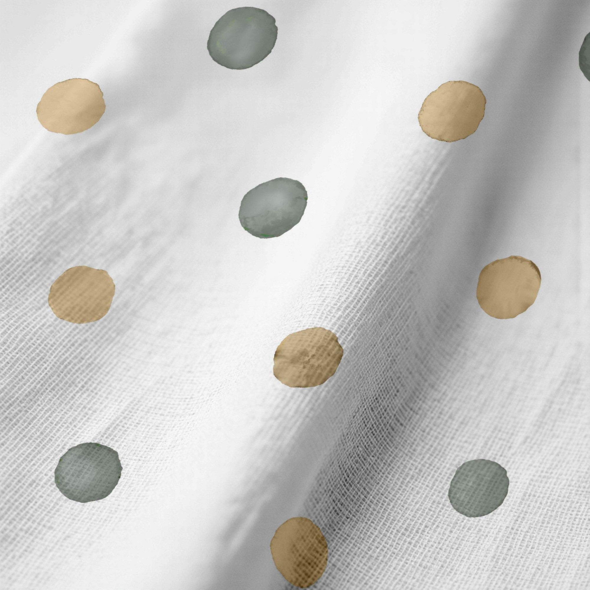 Camino de mesa 100% algodón Motas Luana Beige 50x150 cm