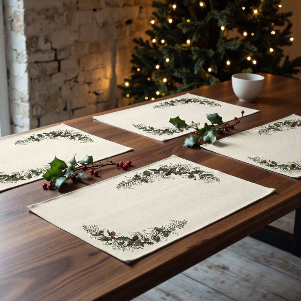 Mantel individual antimanchas pack 2 unidades Mistletoe 1225