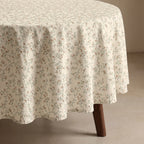 Mantel redondo antimanchas Elora