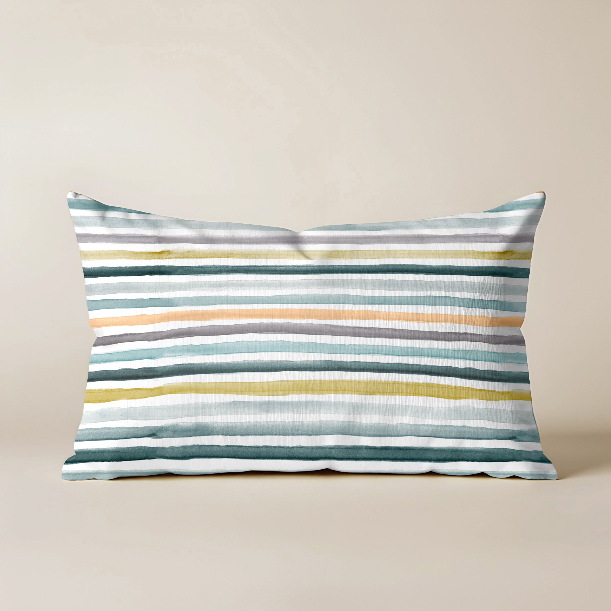 Funda de cojín 100% algodón Naiara Azul 30x50 cm