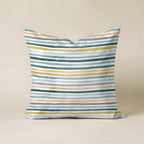 Funda de cojín 100% algodón Naiara Azul 50x50 cm