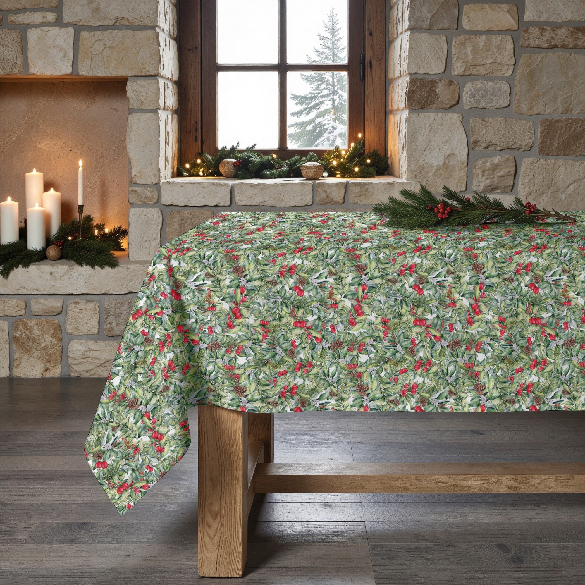 Mantel antimanchas Navidad 13