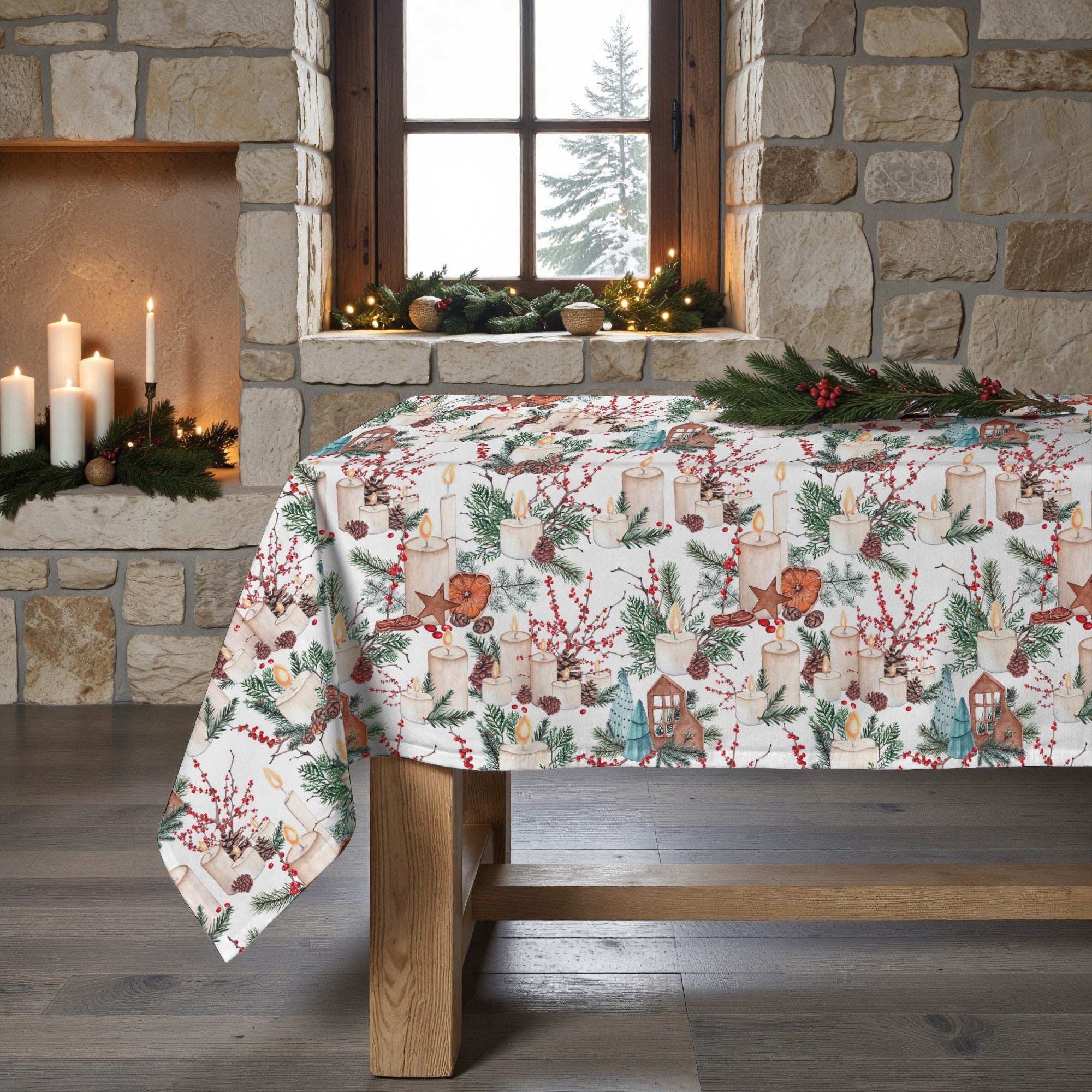 Mantel antimanchas Navidad 3