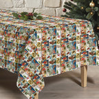 Mantel antimanchas Navidad Vintage 4
