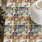 Mantel antimanchas Navidad Vintage 4