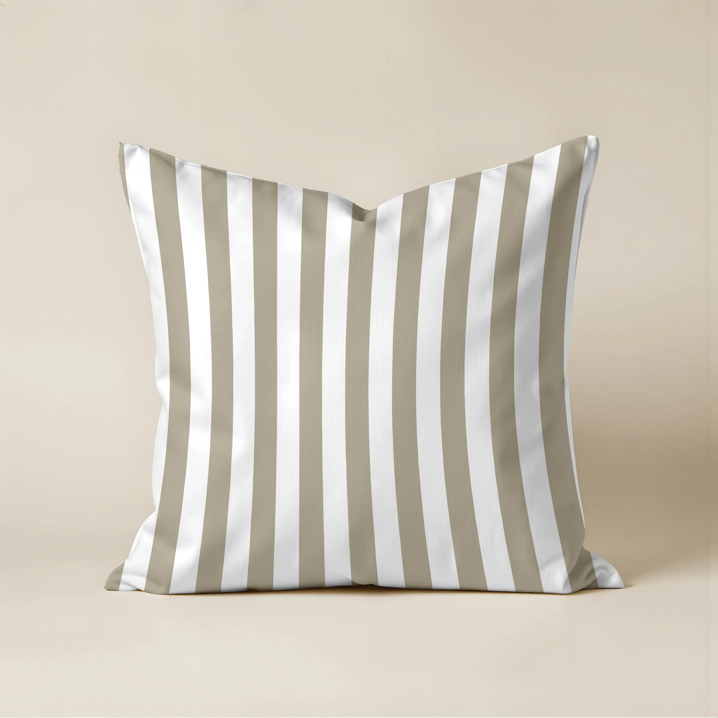 Funda de cojín Maglia Marrón y blanco 45x45 cm