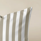 Funda de cojín Maglia Marrón y blanco 45x45 cm