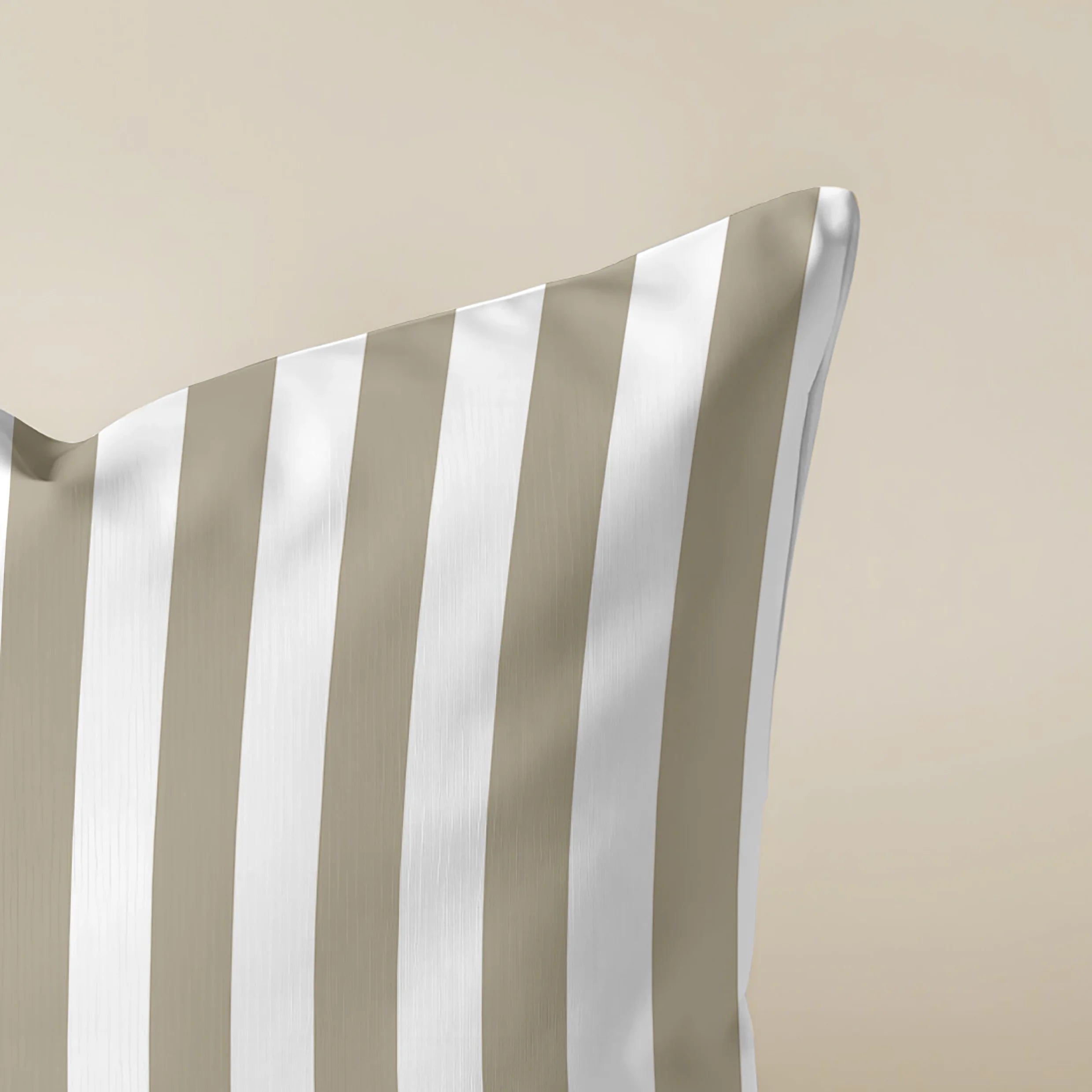 Funda de cojín Maglia Marrón y blanco 45x45 cm