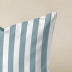 Funda de cojín Maglia Azul y Blanco 45x45 cm