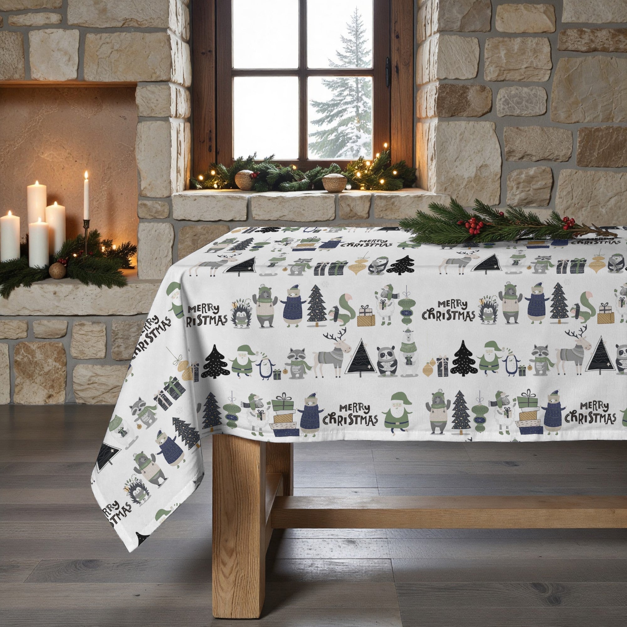 Mantel antimanchas Noel 5-102