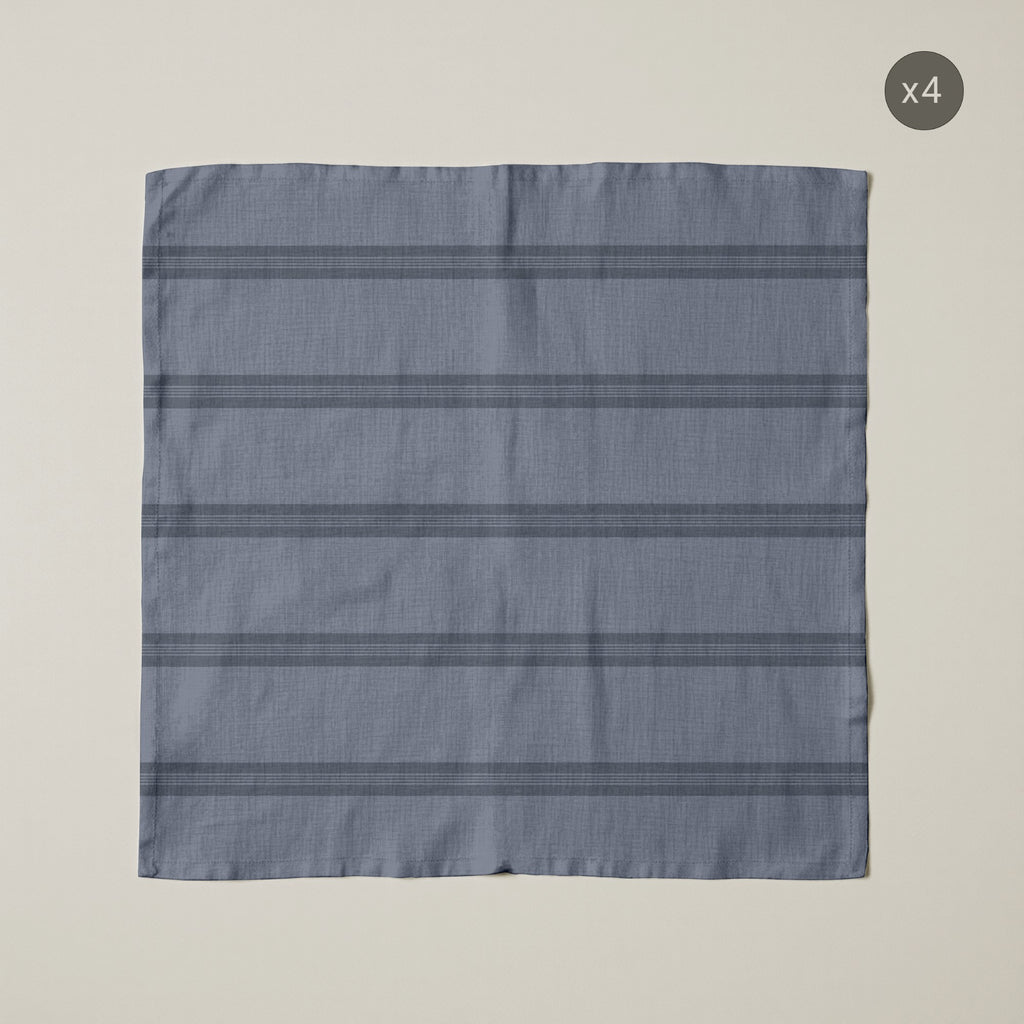 Pack de 4 unidades servilletas Nua Azul Claro