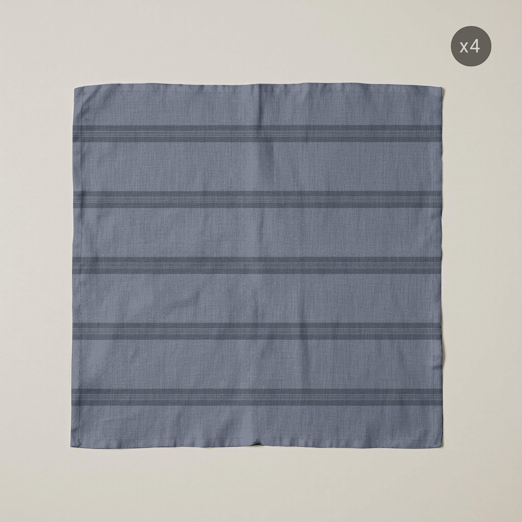 Pack de 4 unidades servilletas Nua Azul Claro
