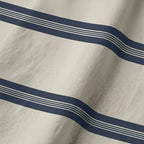 Camino de mesa 100% algodón Nua Beige Azul 50x150 cm