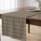 Camino de mesa 100% algodón Nua Marrón Claro 50x150 cm