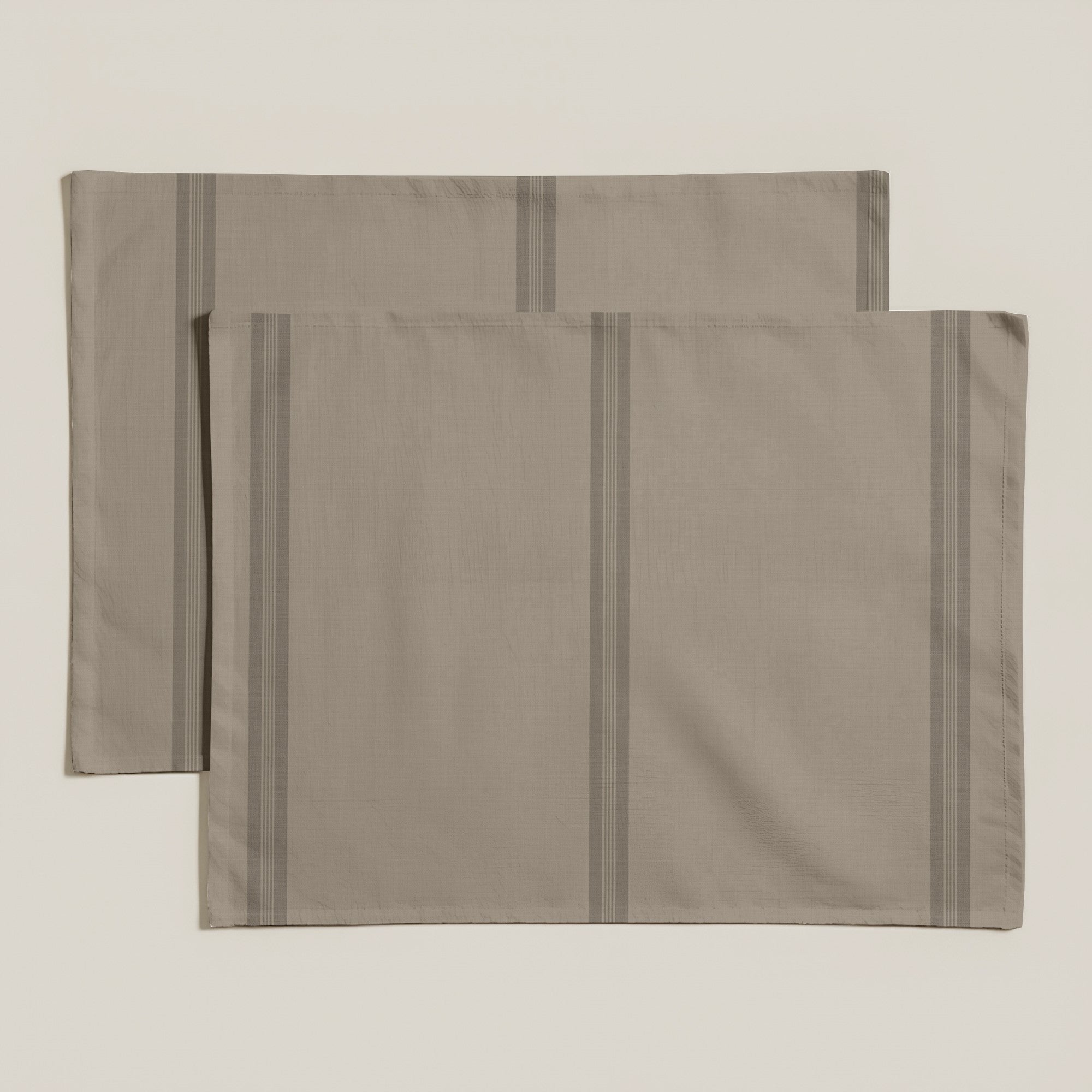 Mantel individual antimanchas pack 2 unidades Nua Marrón Claro