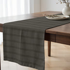 Camino de mesa 100% algodón Nua Marrón Oscuro 50x150 cm