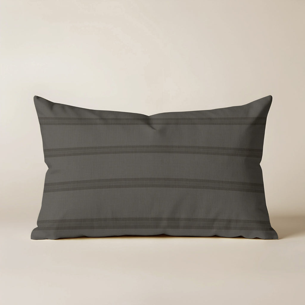 Funda de cojín Nua Marrón Oscuro 30x50 cm 100% algodón