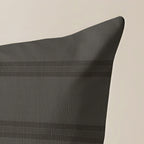 Funda de cojín Nua Marrón Oscuro 30x50 cm 100% algodón