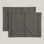 Mantel individual antimanchas pack 2 unidades Nua Marrón Oscuro