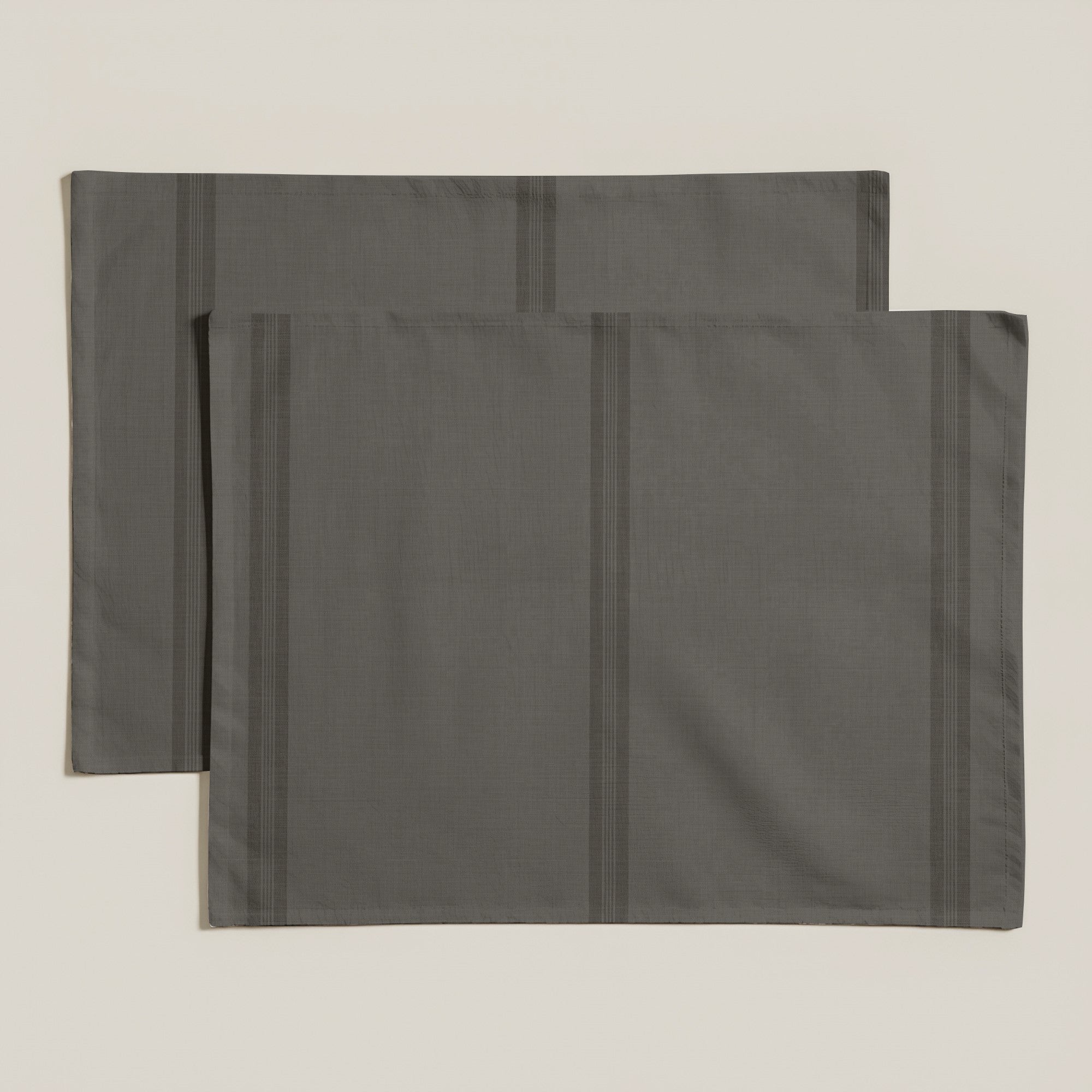 Mantel individual antimanchas pack 2 unidades Nua Marrón Oscuro