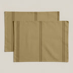 Mantel individual antimanchas pack 2 unidades Nua Ocre