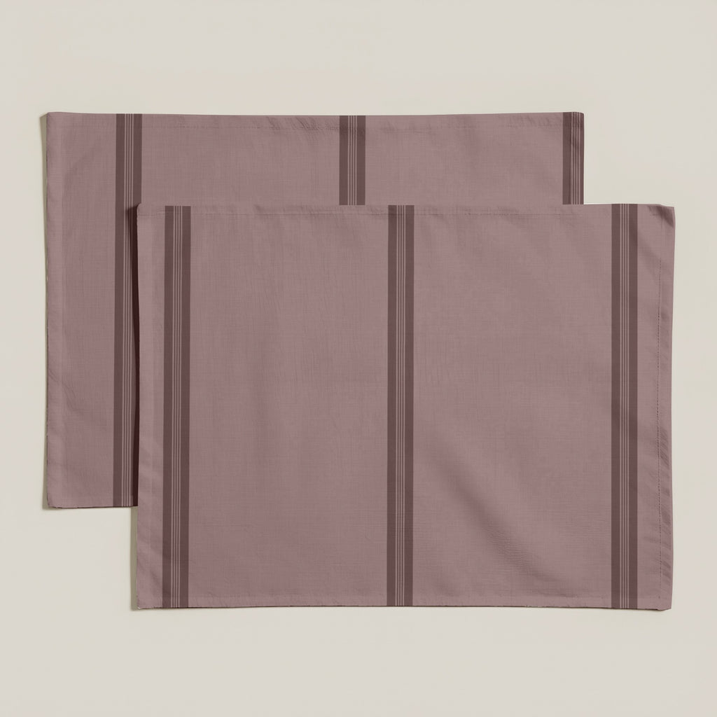 Mantel individual antimanchas pack 2 unidades Nua Rosa Palo