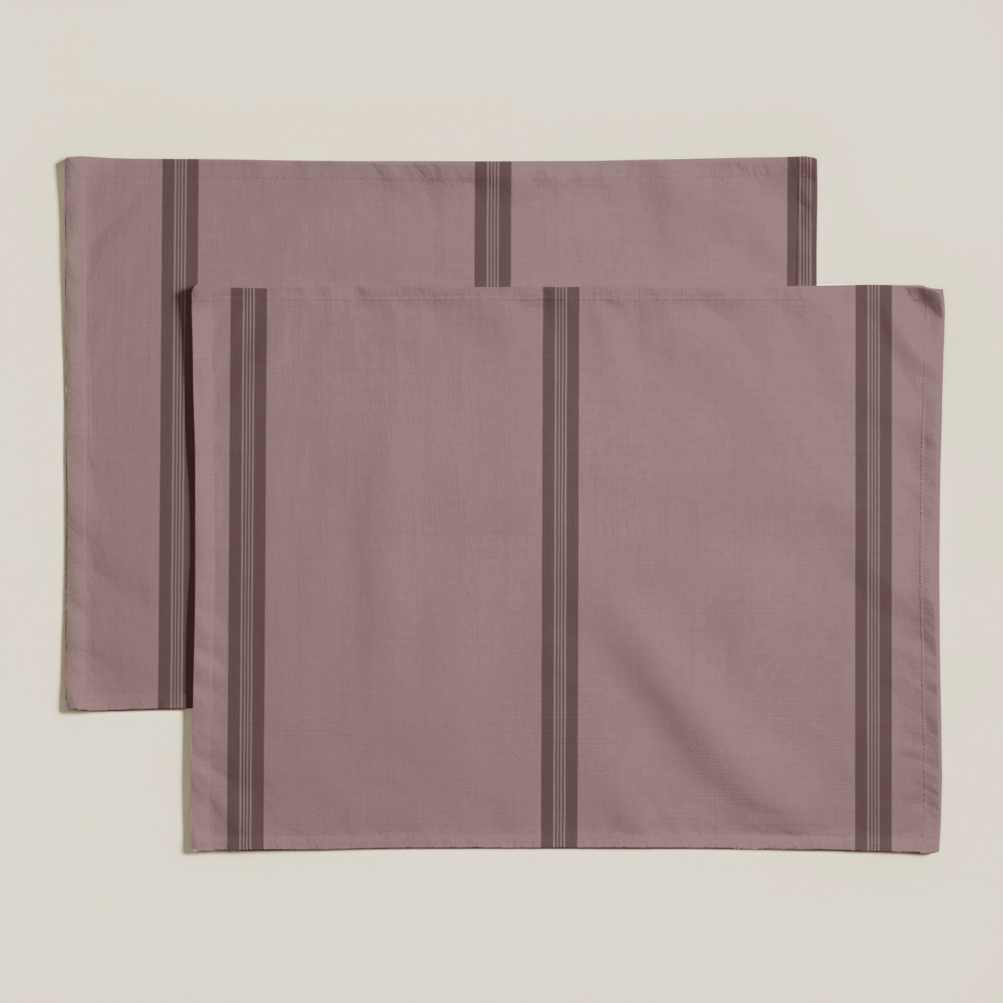 Mantel individual antimanchas pack 2 unidades Nua Rosa Palo
