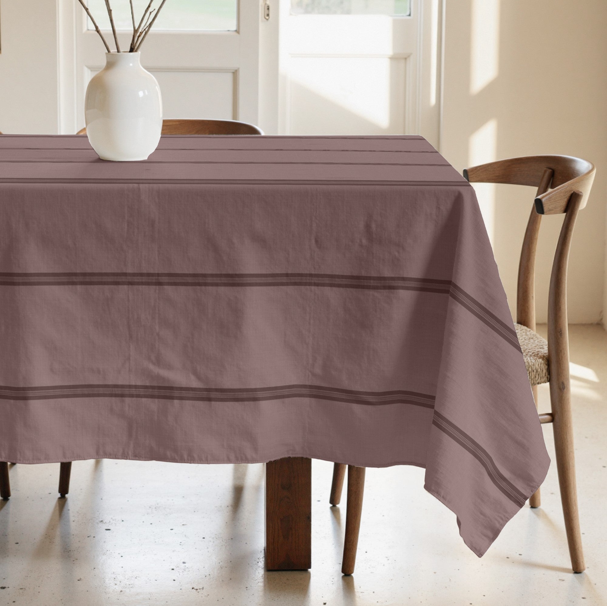 Mantel resinado antimanchas XL Nua Rosa Palo
