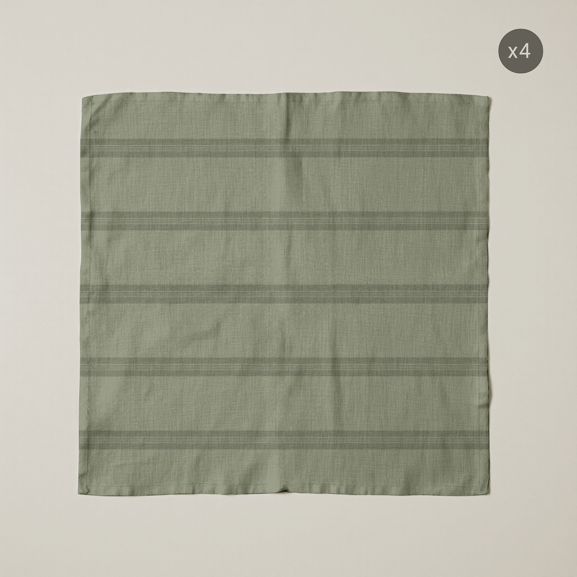 Pack de 4 unidades servilletas Nua Verde Claro