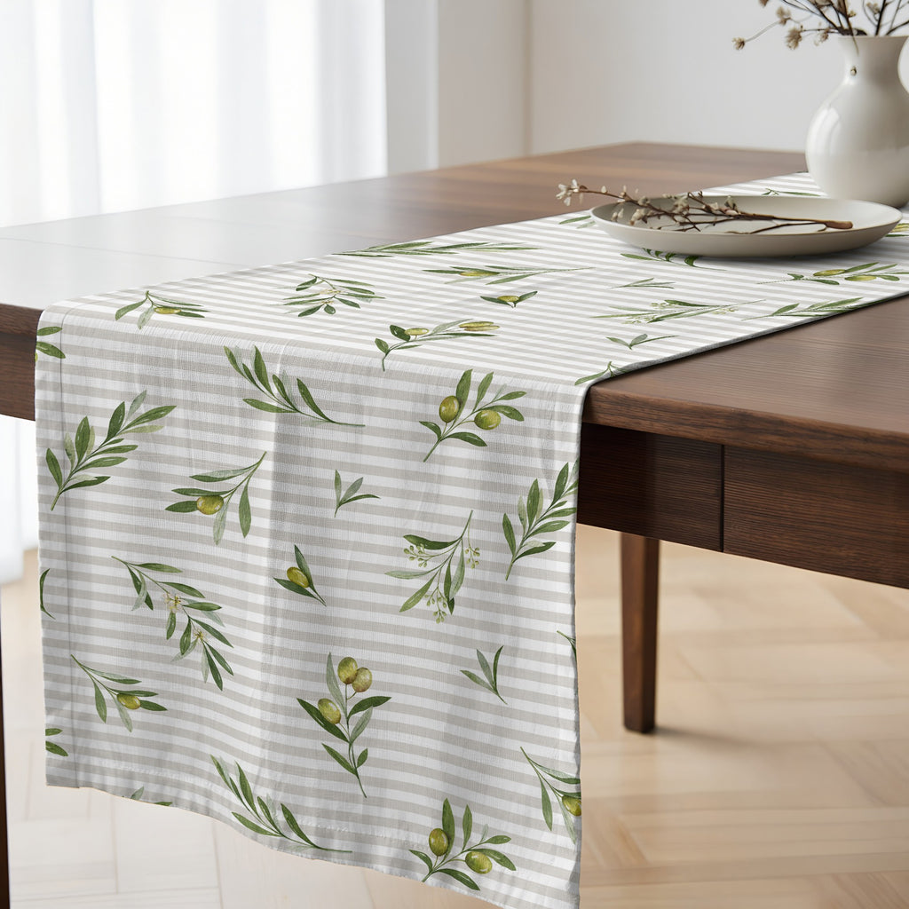Camino de mesa 100% algodón Oliver 50x150 cm