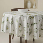 Mantel redondo antimanchas Oliver