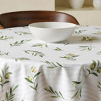 Mantel redondo antimanchas Oliver