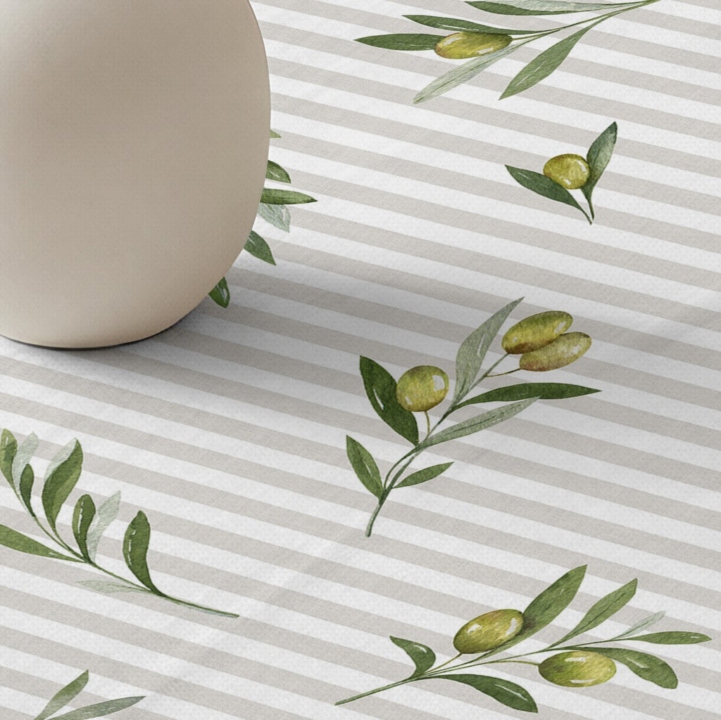 Mantel redondo antimanchas Oliver